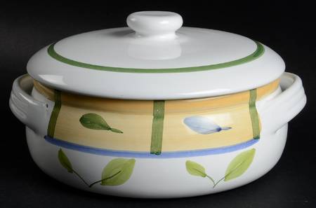 Zafferano 1.5 Qt Round Covered Casserole