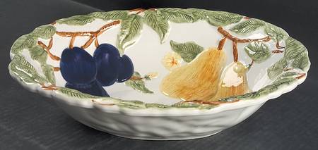 Summer Grove Sculptured Oval Serving Bowl