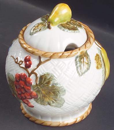 Summer Grove Sculpted Sugar Bowl & Lid