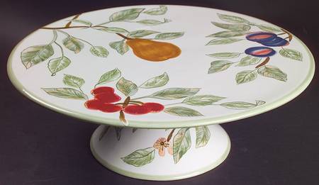 Summer Grove 14" Diameter Pedestal Cake Stand