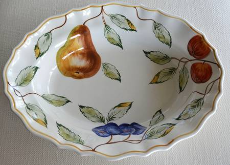 Summer Grove 16" Oval Vegetable Bowl