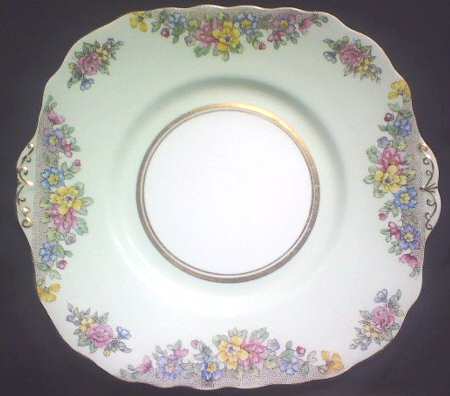 6562 Square Handled Cake Plate