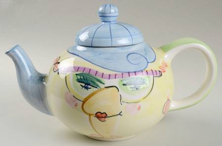 Hen Party Teapot & Lid