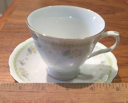 CX54 Footed Cup & Saucer Set