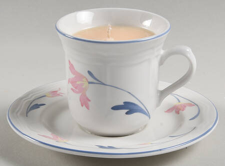 Avonlea Scented Cup & Saucer Candle-Lavender  HC