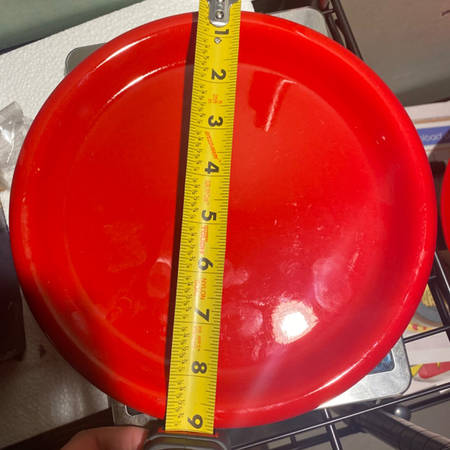 Prego Red Luncheon Plate
