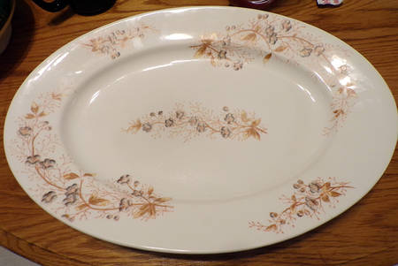 1459 15" Oval Serving Platter