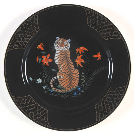 Midnight Collection Salad Plate by Lynn Chase