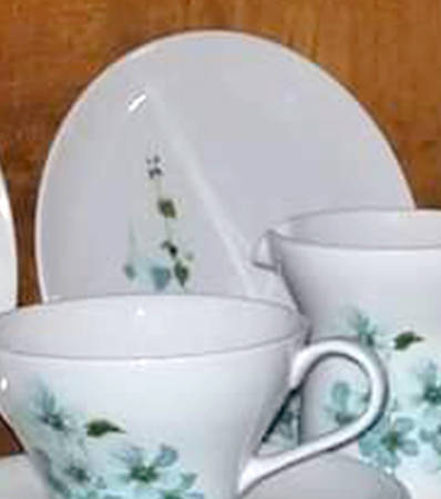 Blue Delph Salad Plate