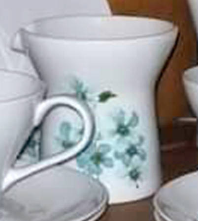 Blue Delph Creamer