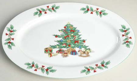 Noel 14" Oval Serving Platter