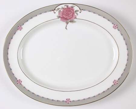 Democrat 15" Oval Serving Platter by Coalport