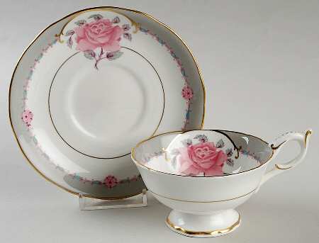 Democrat Footed Cup & Saucer Set by Coalport