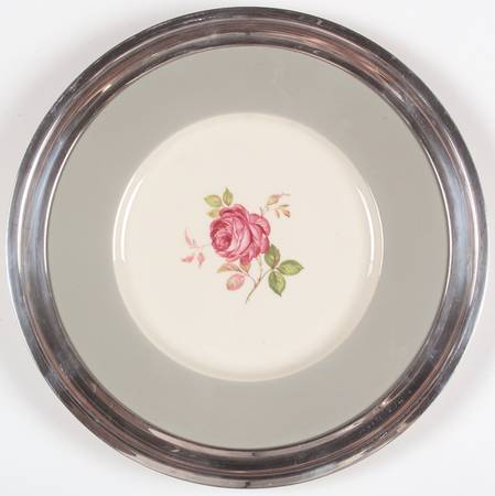 C48 Sterling Rim Dinner Plate