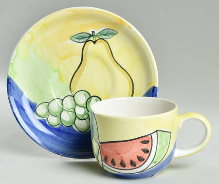Bella Classica Flat Cup & Saucer Set