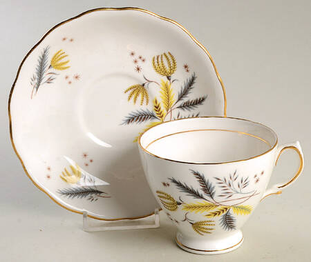 6791 Footed Cup & Saucer Set