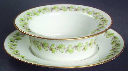 CHF623 Ramekin & Saucer Set by Charles Field Haviland