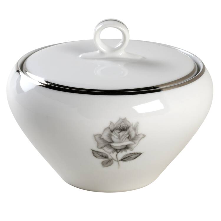 Memory Rose Sugar Bowl & Lid