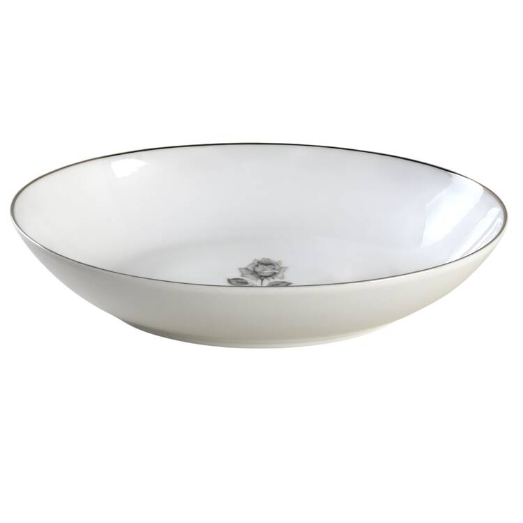 Memory Rose 9" Oval Vegetable Bowl