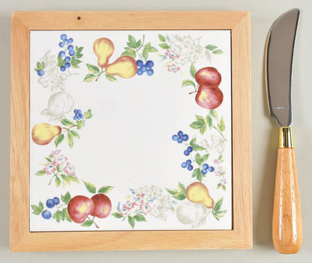 Chutney Cheese Tray & Knife Set