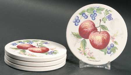 Chutney Round (Thirsty) Stone Coaster - Set of 4