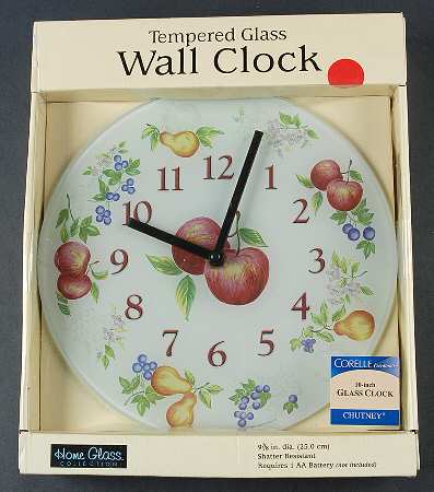 Chutney Tempered Glass Wall Clock