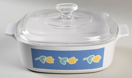 Primavera (Corelle) 2 Quart Square Casserole with Lid