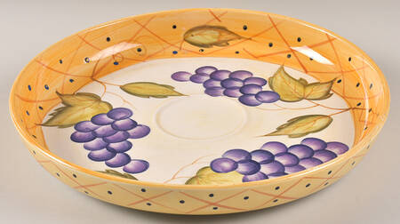 Les Fruits Chip Bowl/Plate for Chip & Dip Set