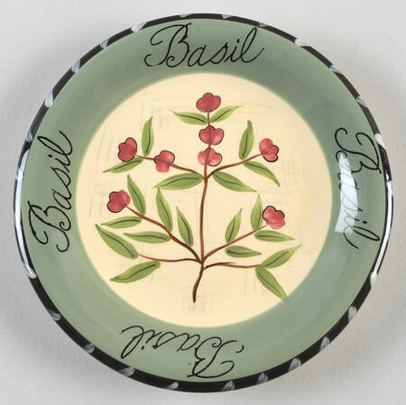 Culinary Herbs Salad Plate