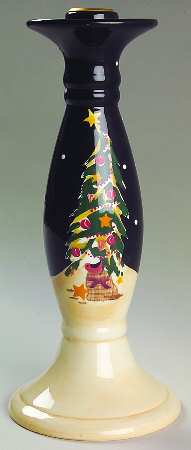 Midnight Tree 10" Candlestick