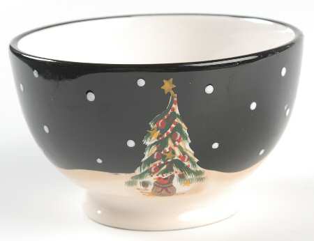 Midnight Tree Dessert Bowl