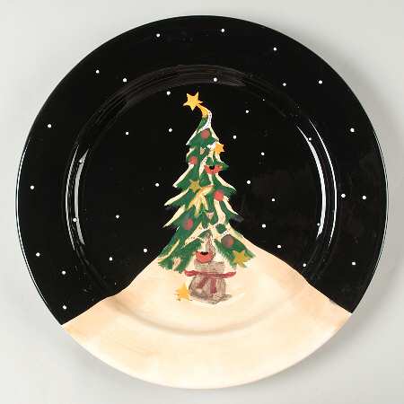 Midnight Tree Service Plate (Charger)