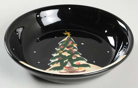 Midnight Tree 9" Soup/Pasta Bowl