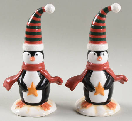 Midnight Penguin Figural Salt & Pepper Set