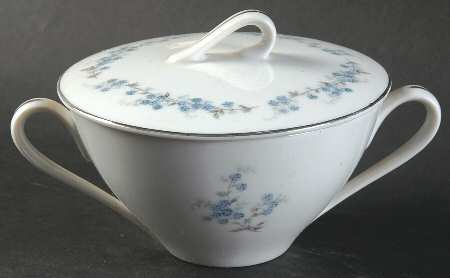 Nancy (No Center Design) Sugar Bowl & Lid