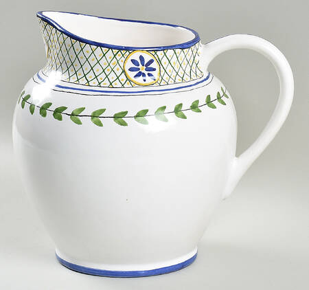 Blue Lattice 32 Oz Pitcher