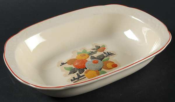 CRO184 9" Oval Vegetable Bowl