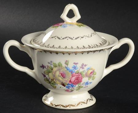 CRO185 Sugar Bowl & Lid