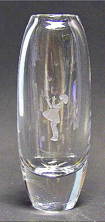 Engraved Vases 8" Bud Vase