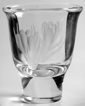 Engraved Vases 4" Flower Vase