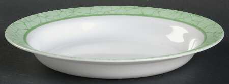 Green Crackle (Corelle) Rim Soup Bowl