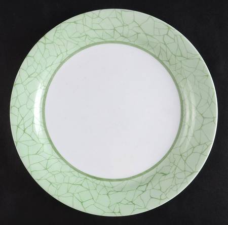 Green Crackle (Corelle) Luncheon Plate