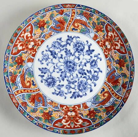 Imari Edo 12" Chop Plate (Round Platter)