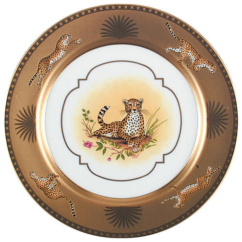Golden Cheetah Salad Plate