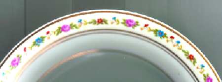 Pompadour (Floral Rim) by Charles Field Haviland