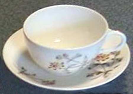 Schleiger 1311-4 Flat Cup & Saucer Set