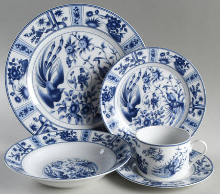 Blue Heron 5 Piece Place Setting