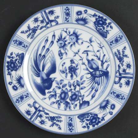 Blue Heron Salad Plate