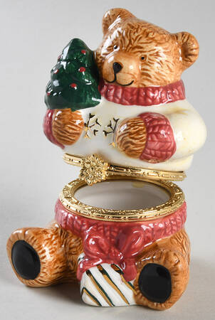 Winter Garland Hinged Box by Charter Club
