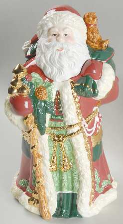Winter Garland Figural Cookie Jar & Lid by Charter Club